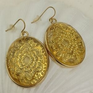 Like Golden Flowers Trapped in Ancient Amber Mesmerizing Like New!